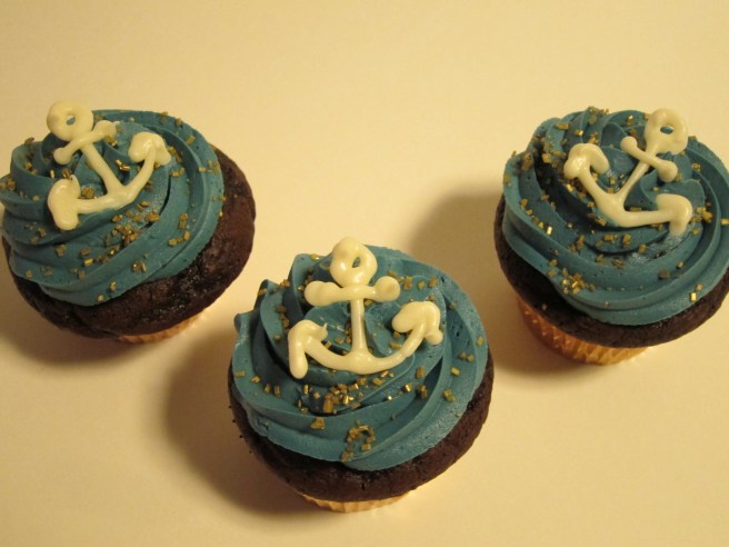 Navy Cupcakes 2