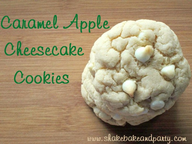 Caramel Apple Cheesecake Cookies