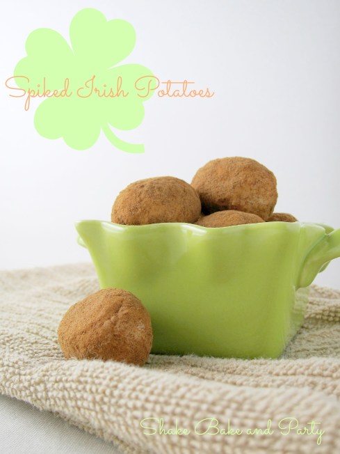 Spiked Irish Potatoes | Shake Bake and Party