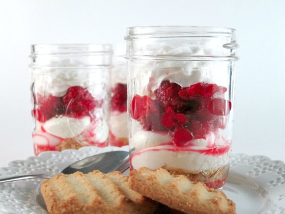 No Bake Limoncello Raspberry Cheesecakes | Shake Bake and Party