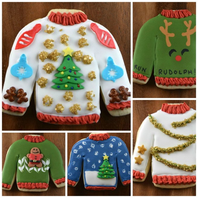 Ugly Sweater Cookies - Shake Bake and Party